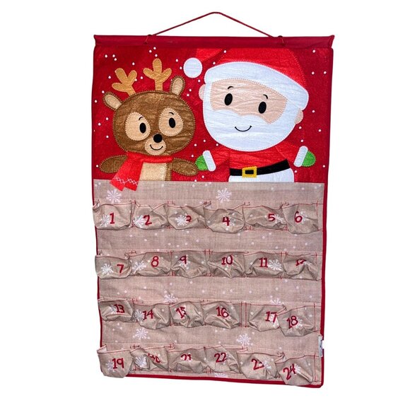 Hallmark Itty Bittys Hanging Christmas Countdown Advent Calendar - Picture 1 of 5